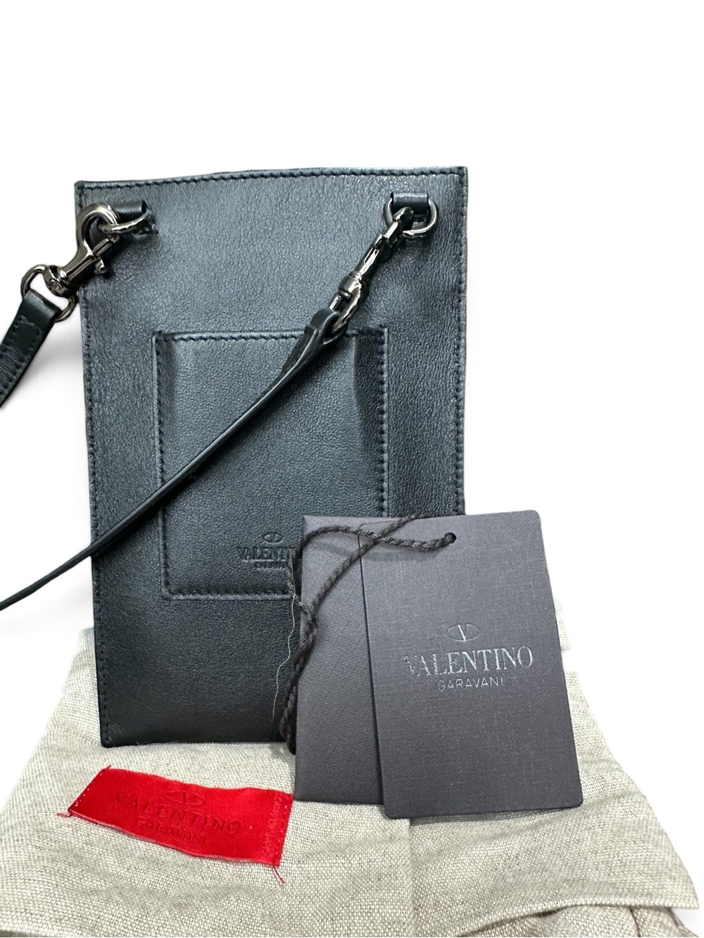NWT Valentino Garavani Leather Roman Stud Phone Crossbody